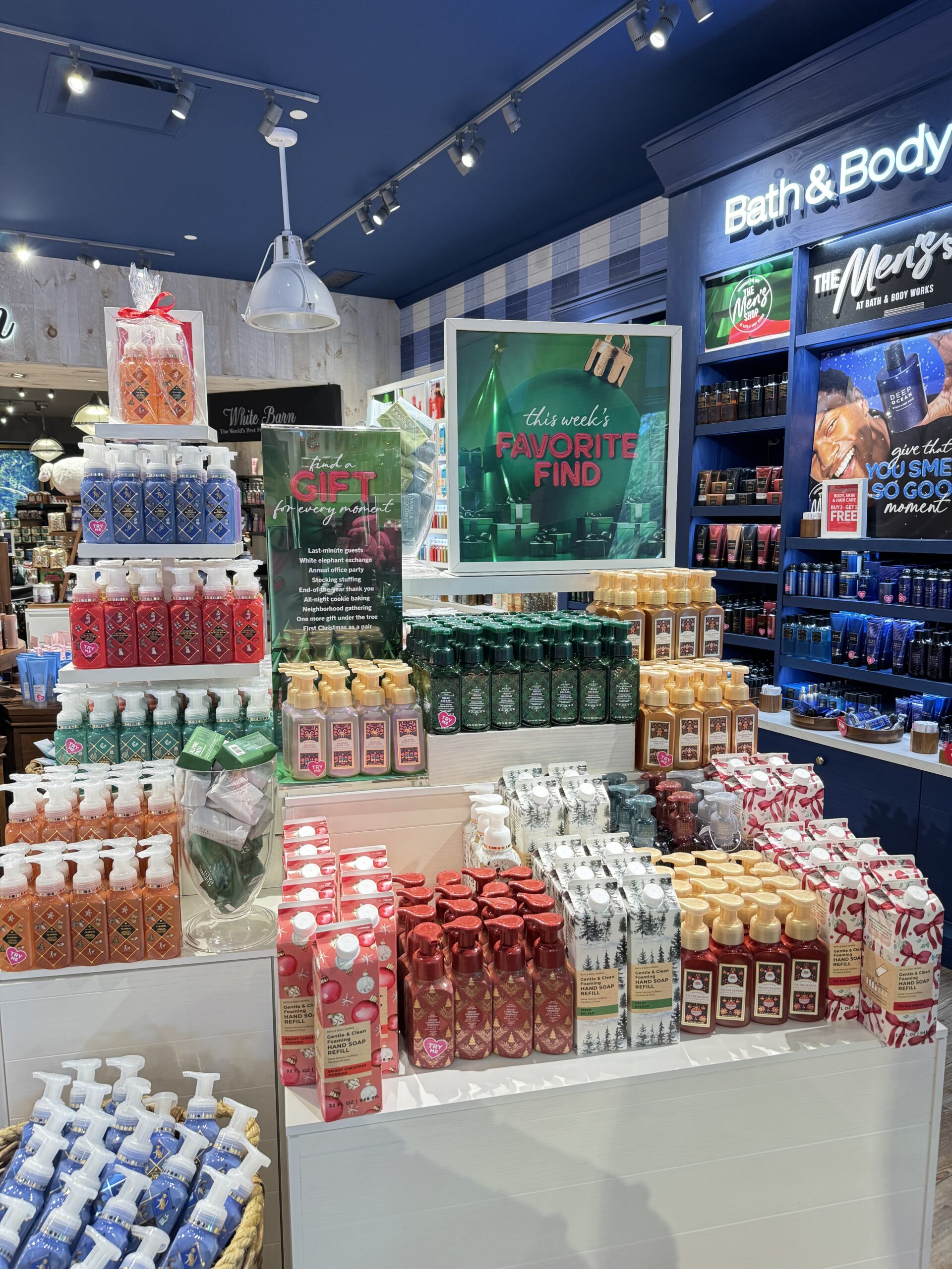 Bath and Body works store interior