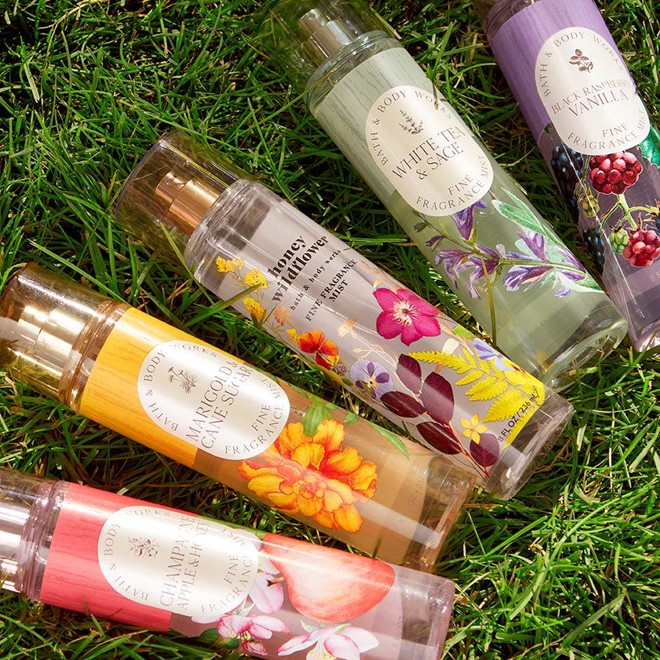 bath and body works sprays