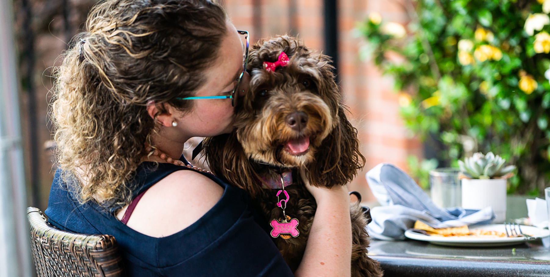 Women with Dog